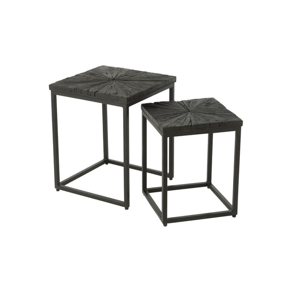 Tables D'Appoint Bois Fer Noir