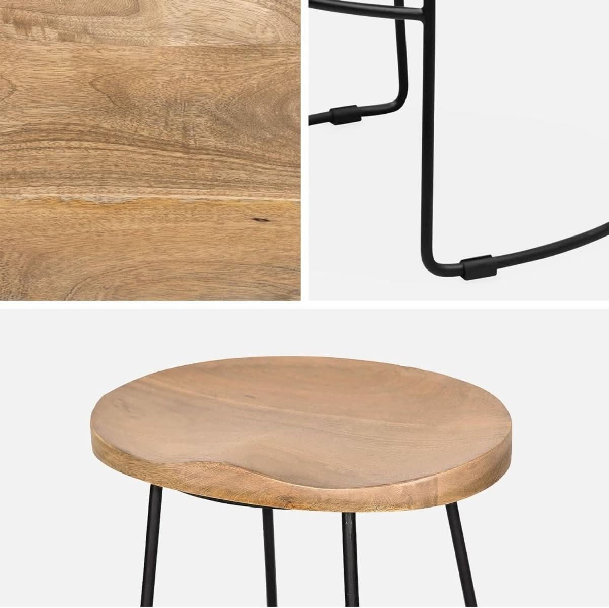 Tabourets Bar Manguier Acier | Utter - Designix Tabouret