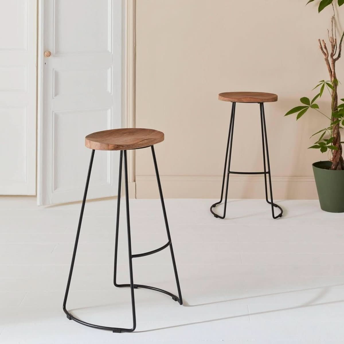 Tabourets Bar Manguier Acier | Utter - Designix Tabouret