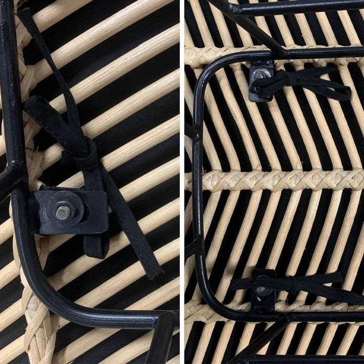 Tabourets Bar Rotin Métal | Éclair - Designix Tabouret