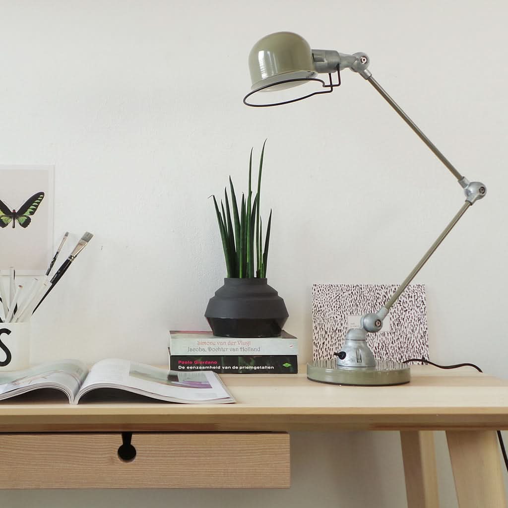 Lampe de table Davin 7655G Vert | Designix - - https://designix.fr