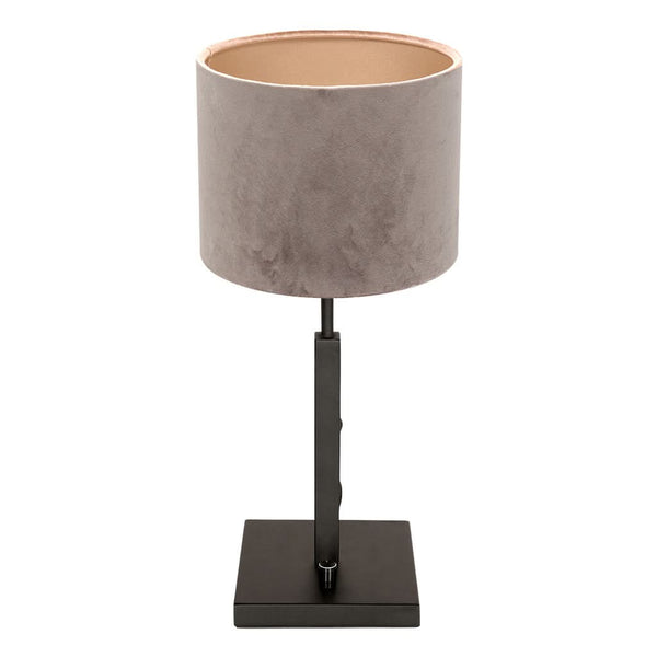 Lampe Élégante Avec Abat-jour Argenté