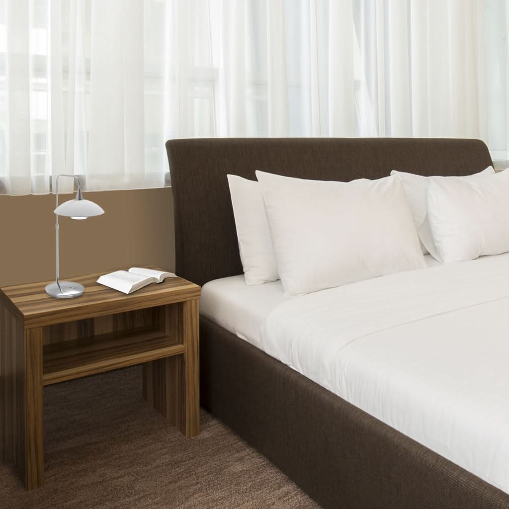 Lampe de table Tallerken 2657ST en acier. | Designix - - https://designix.fr