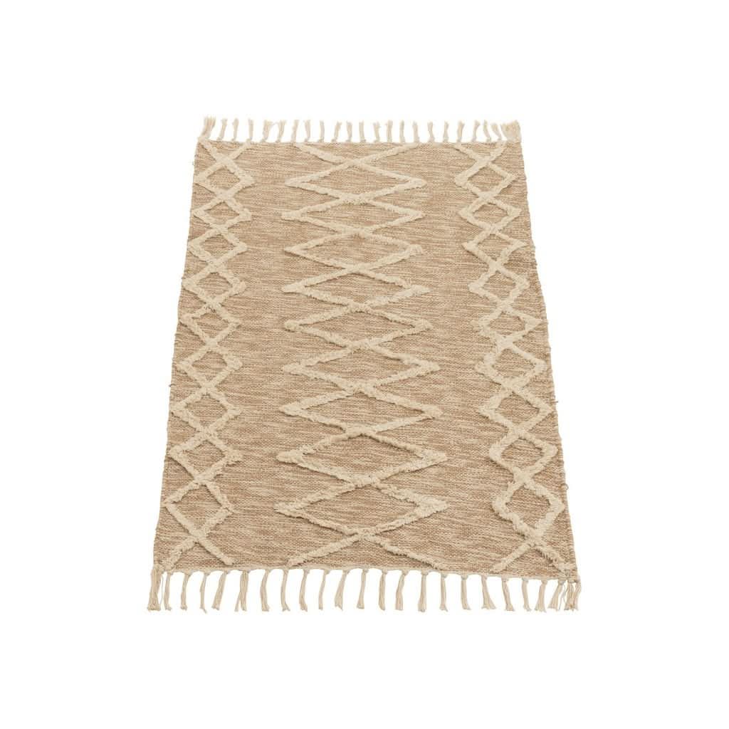 Tapis Coton Beige Zita - Designix