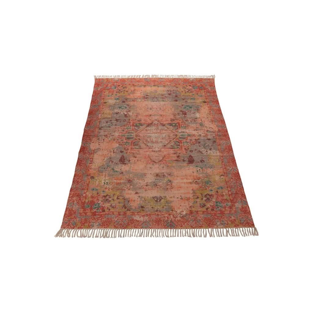 Tapis Oriental Coton Corail - Designix