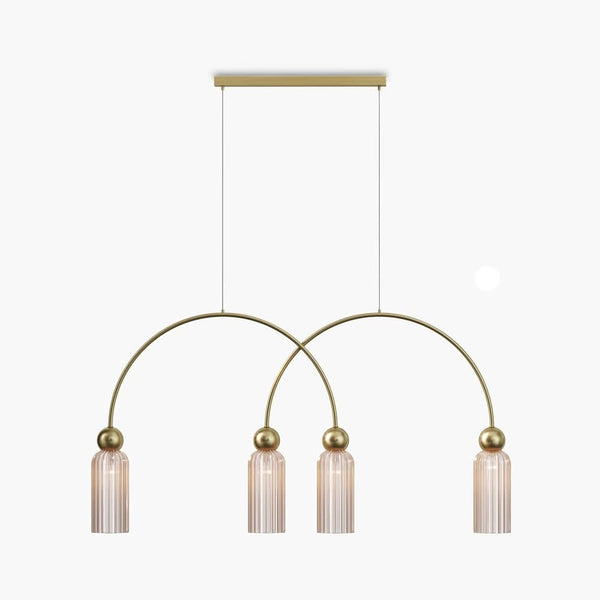 Antic Suspension luminaire doré