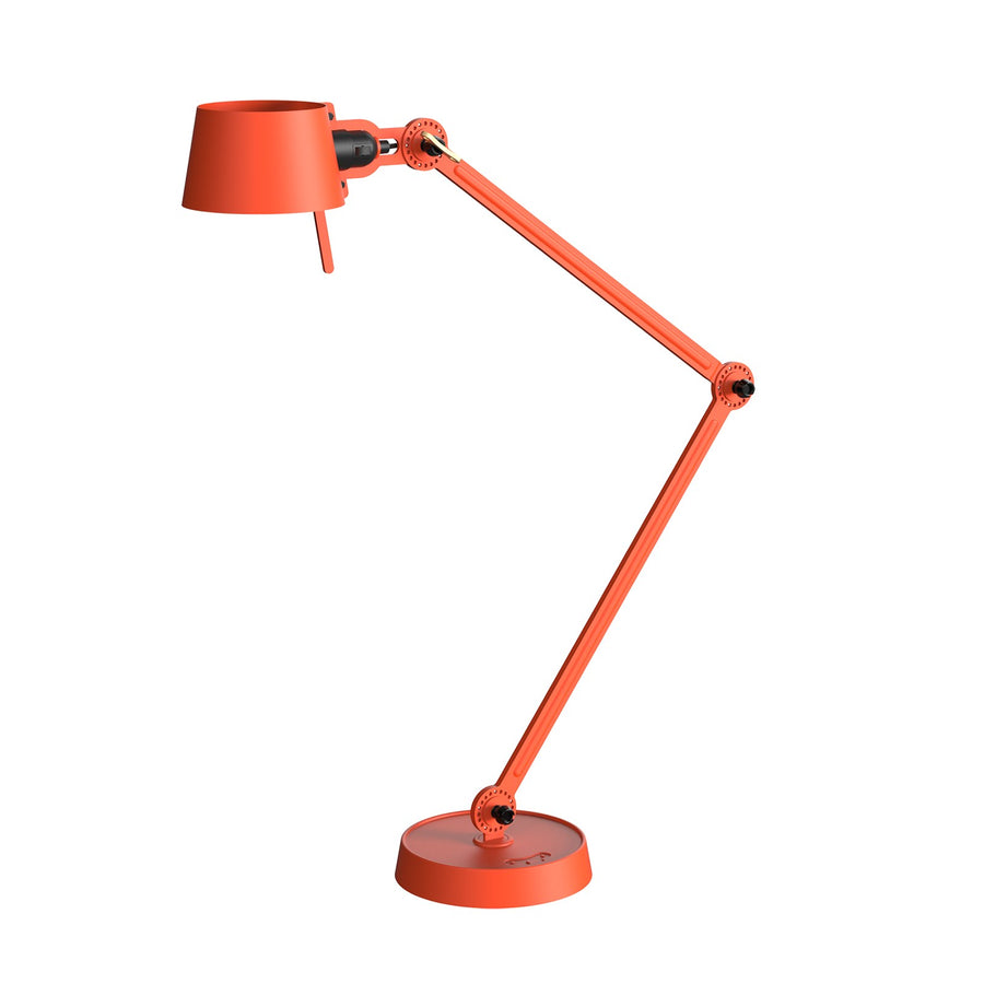 Lampe de bureau Bolt 2 bras sur pied Orange vif