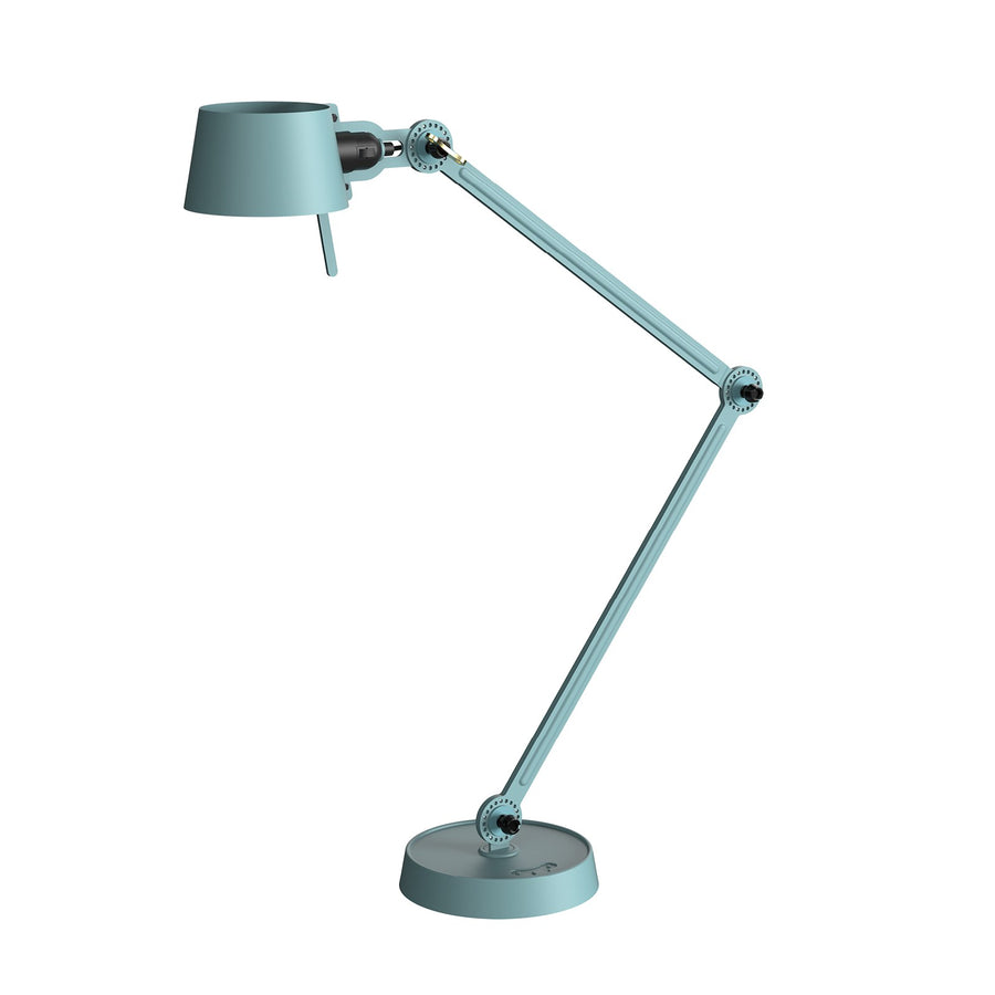 Lampe de bureau Bolt 2 bras sur pied Bleu glacier