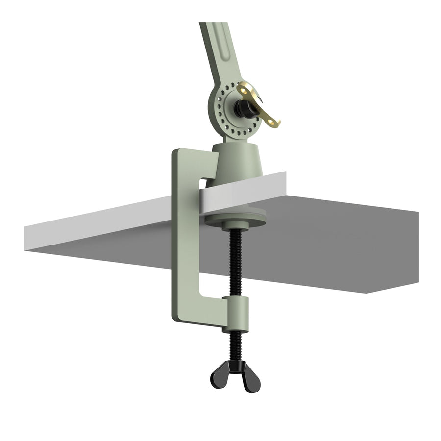Lampe de bureau Bolt Small 1 bras à pince Vert flux