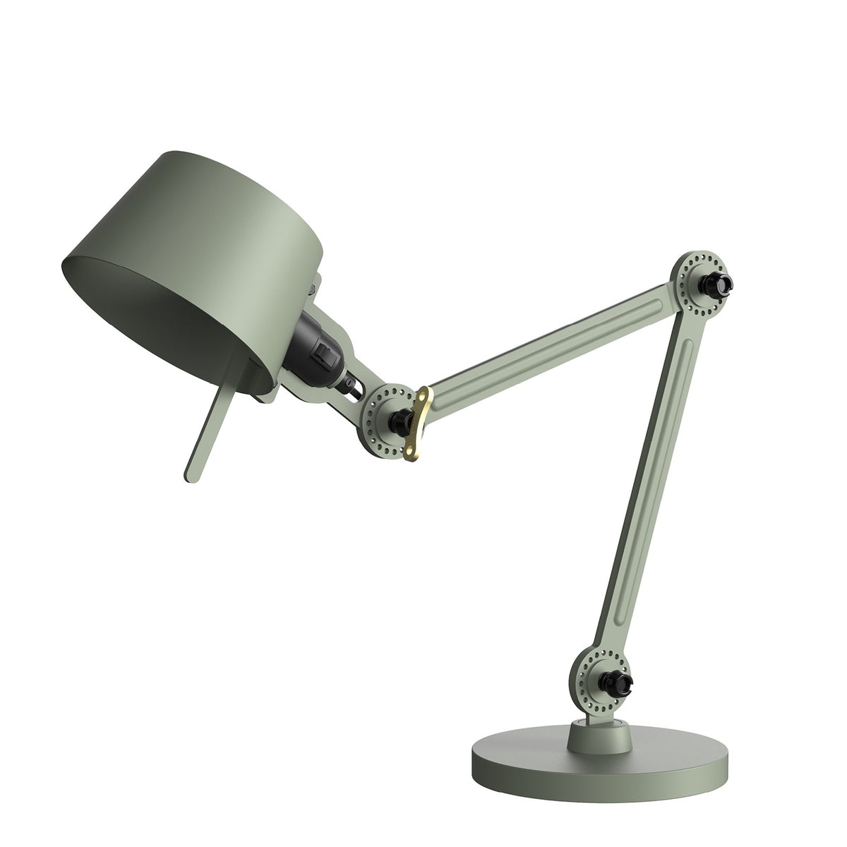 Lampe de bureau Bolt Small 2 bras sur pied Vert flux