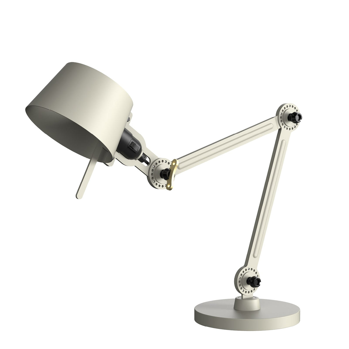 Lampe de bureau Bolt Small 2 bras sur pied Gris cendré