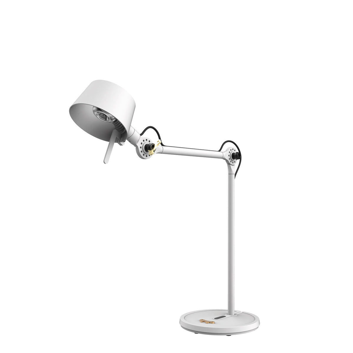 Lampe de bureau LED Bolt10 Blanc brume Noir