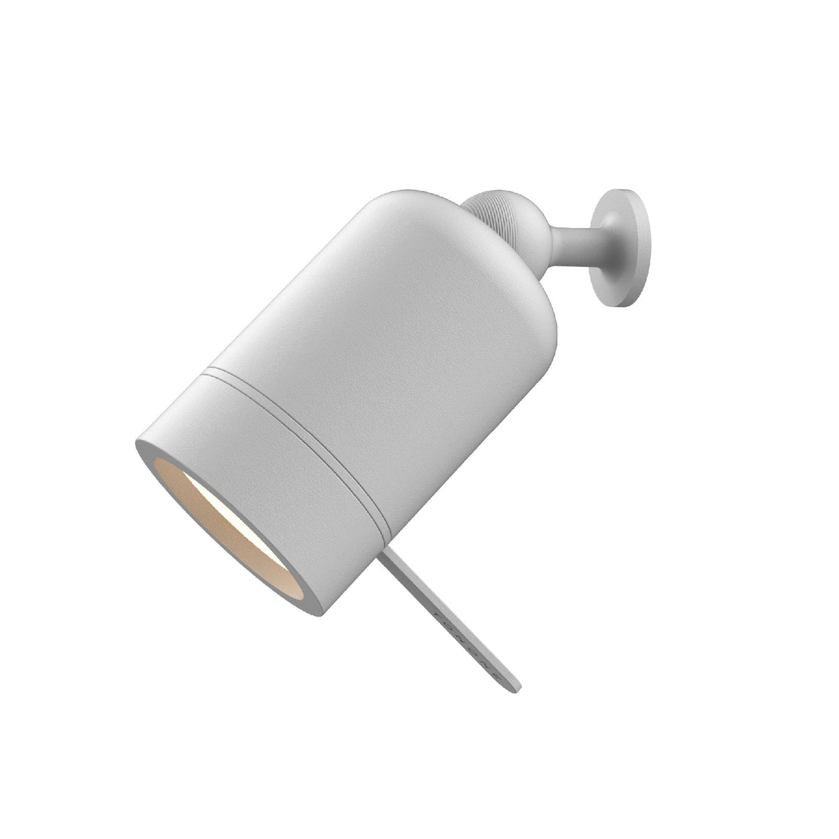 Lampe nomade LED One+ avec bouton mural Gris métal