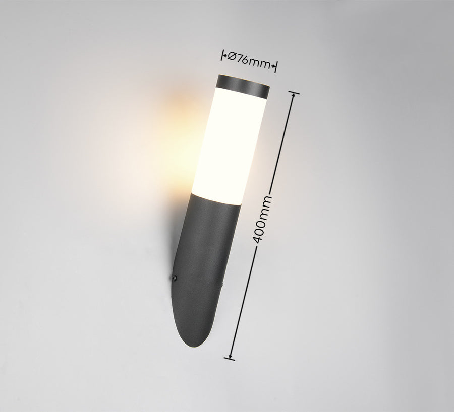 Applique extérieure Trioto noire mat (209760132)