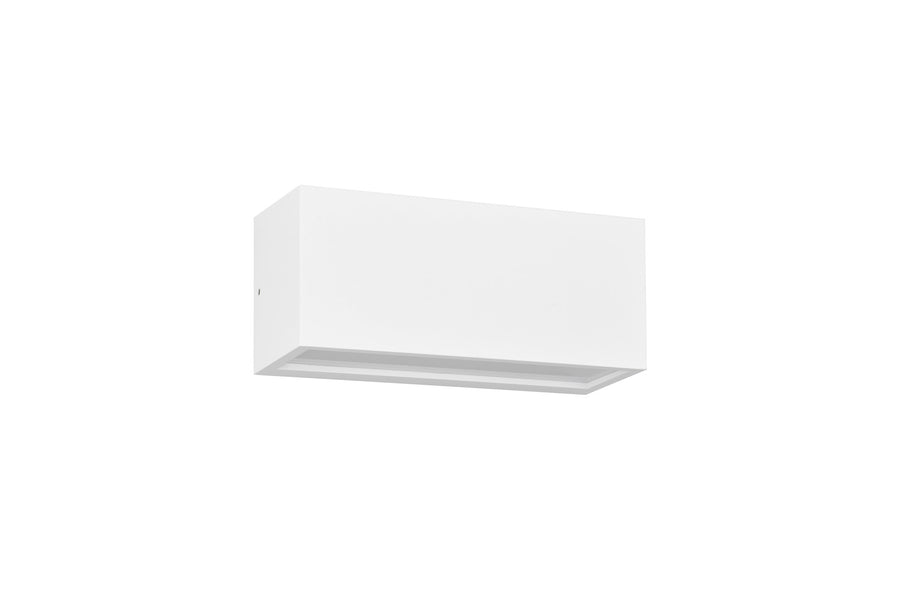 Applique extérieure Mayenne 2 lumières blanche mat