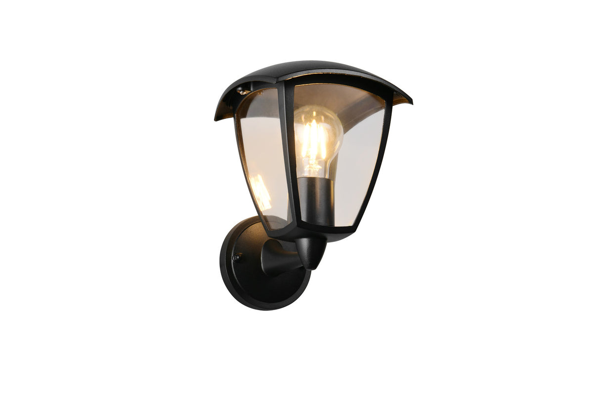 Applique extérieure Venta noire mat, H 24 cm (263260232)