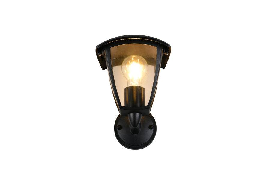 Applique extérieure Venta noire mat, H 24 cm (263260232)