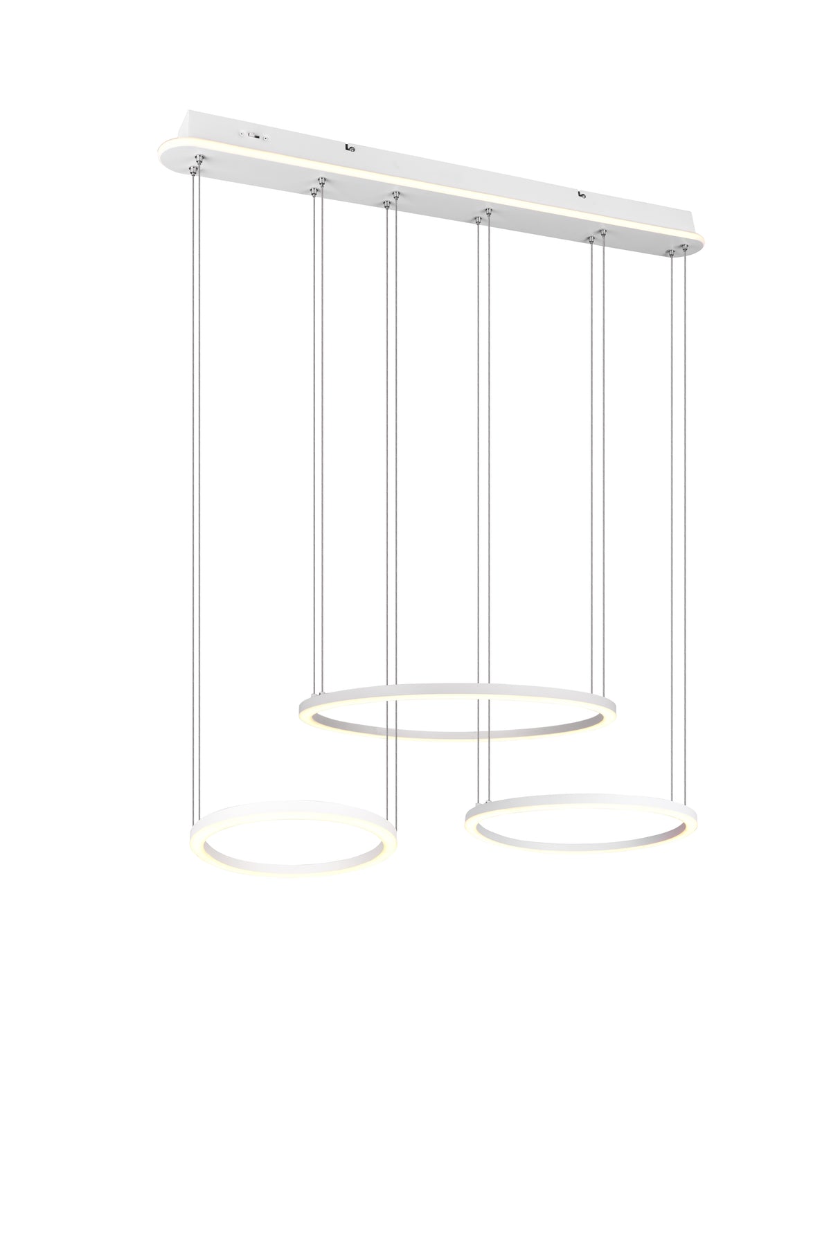 Suspension Morrison blanche mat