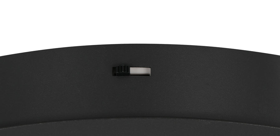 Suspension Baxter noire mat