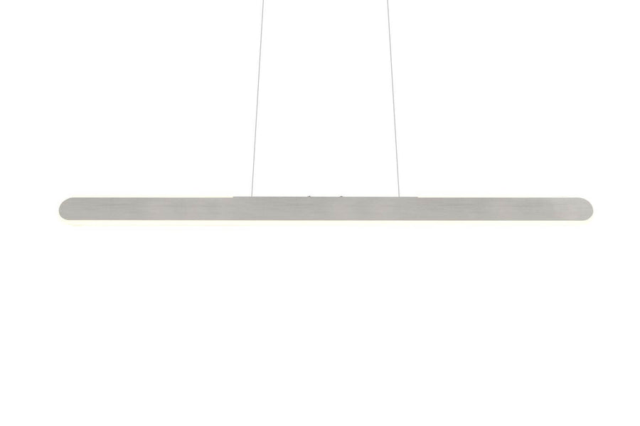 Vue rapprochée de la barre aluminium, longueur et extrémités arrondies