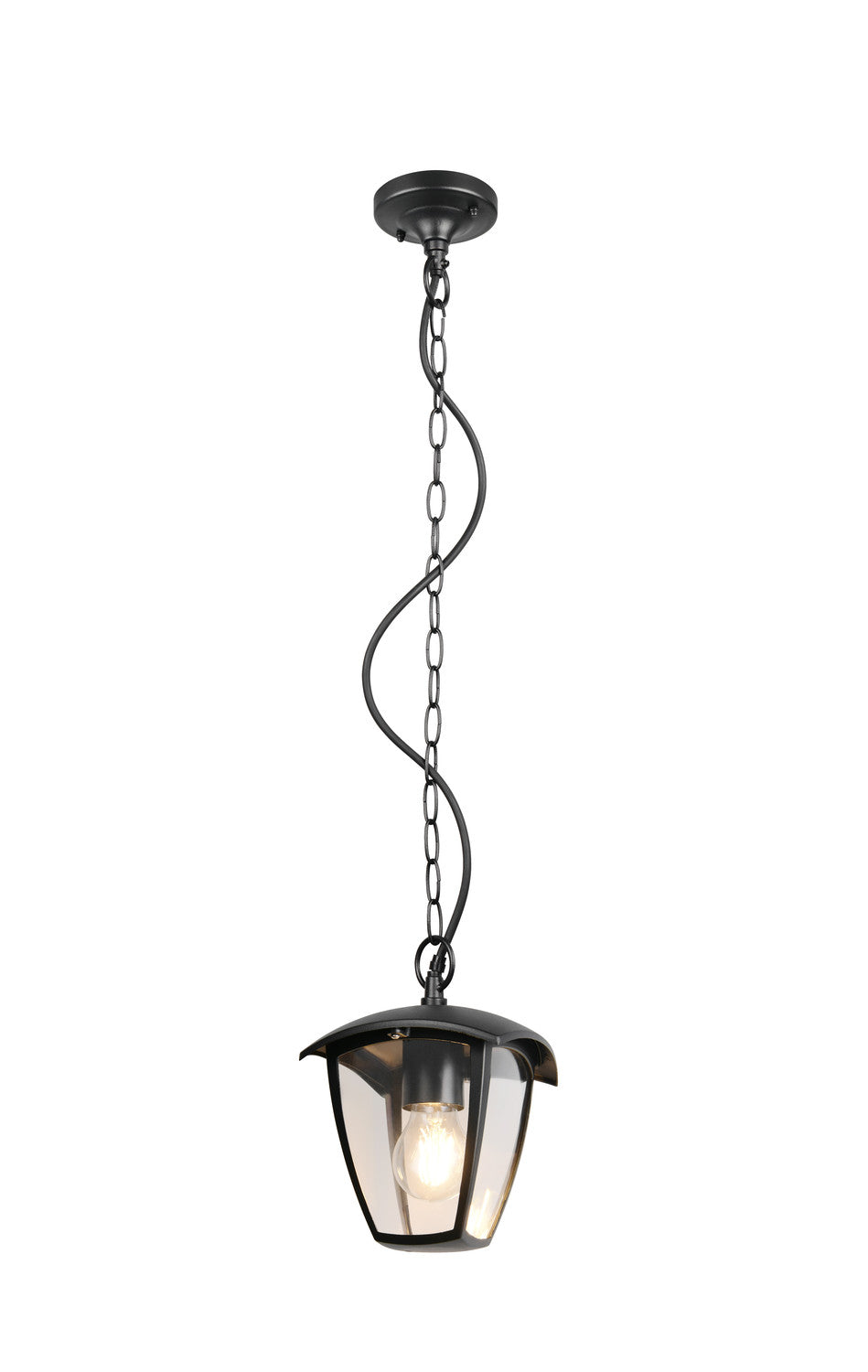 Suspension extérieure Venta noire mat