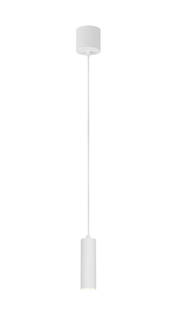 Suspension Soka blanche mat