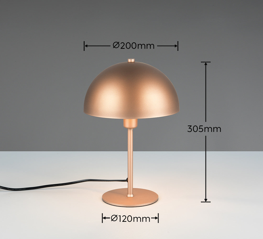 Schéma de dimensions indiquant 305 mm de hauteur et 200 mm de diamètre