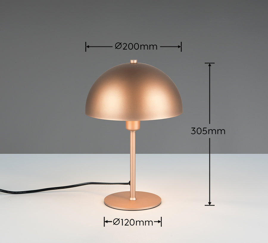Schéma de dimensions indiquant 305 mm de hauteur et 200 mm de diamètre