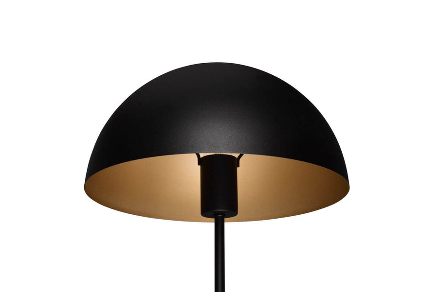 Lampe à poser Nola noire mat, H 45 cm