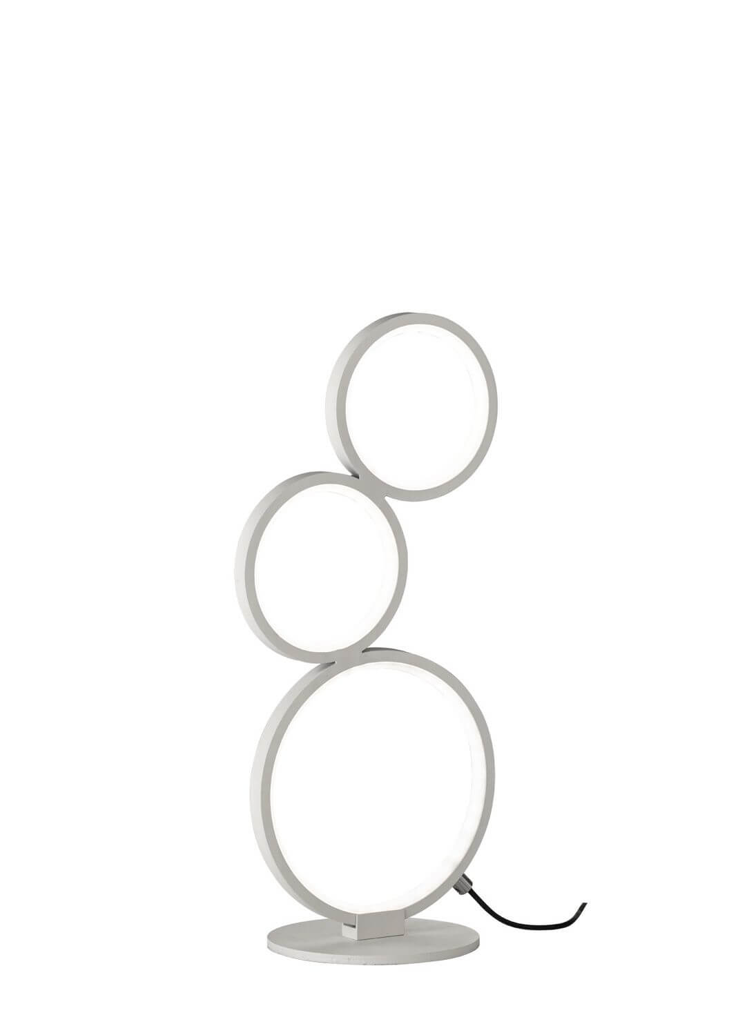 Lampe à poser Rondo blanche mat