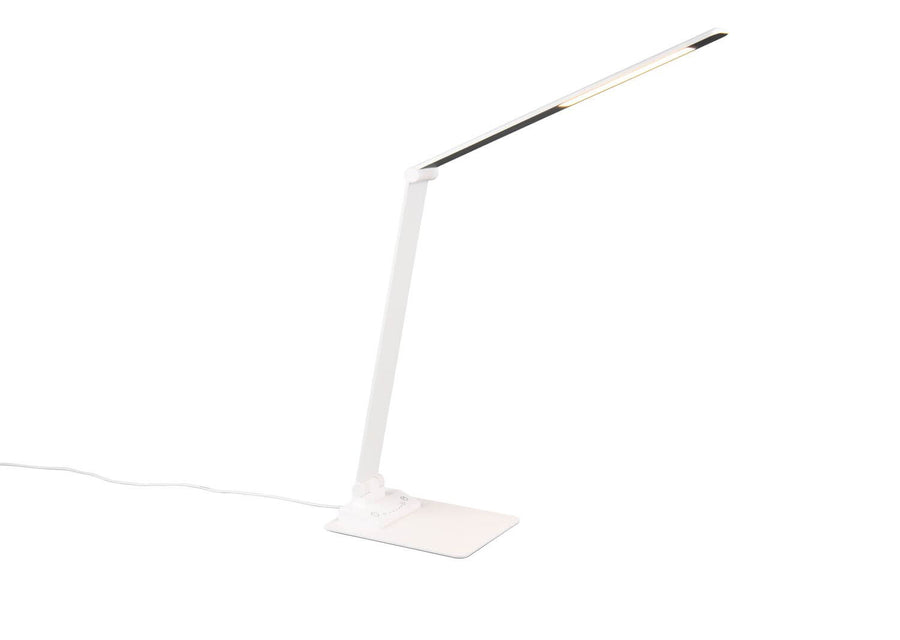 Lampe à poser Travis blanche mat