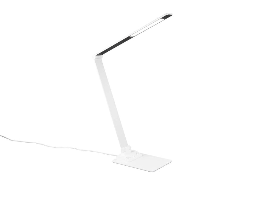 Lampe à poser Travis blanche mat