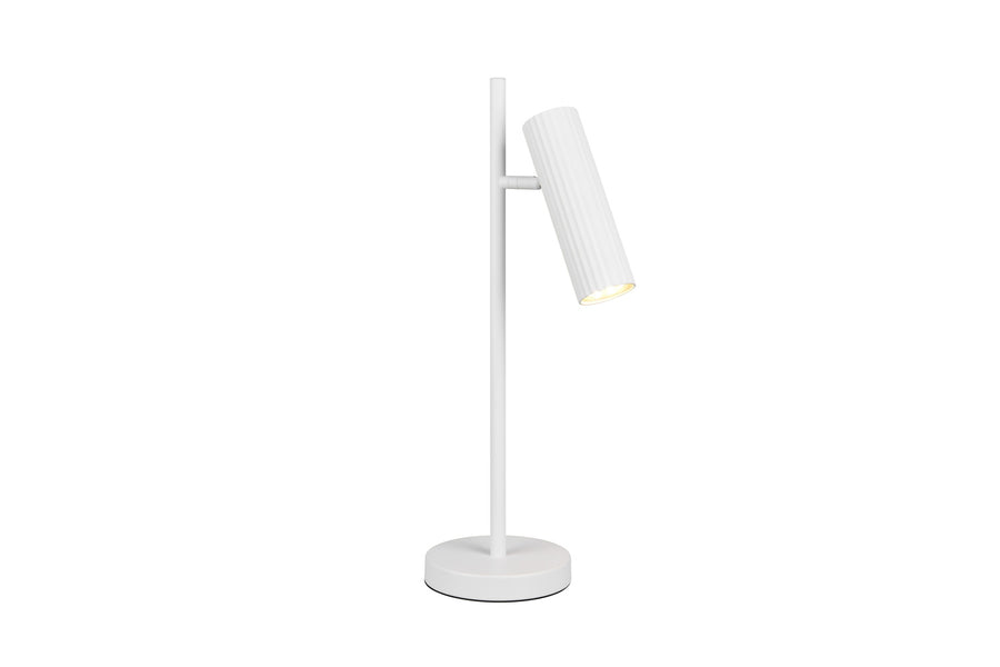Lampe à poser Soka blanche mat