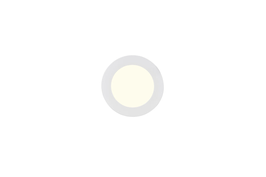 Spot encastrable Kibo blanc mat, Ø 11,5 cm