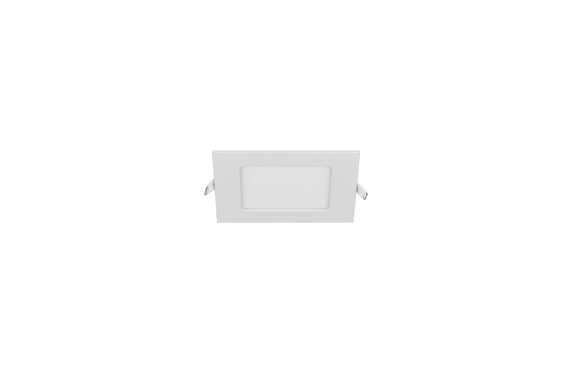 Spot encastrable Kibo blanc mat, L 12 cm