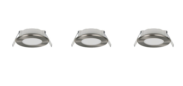 Spot encastrable Himal nickel satiné (635110307)