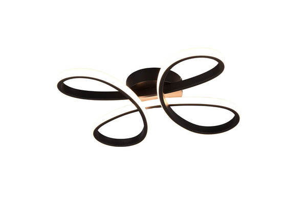 Luminaire plafonnier | Fly Noir L 40 cm