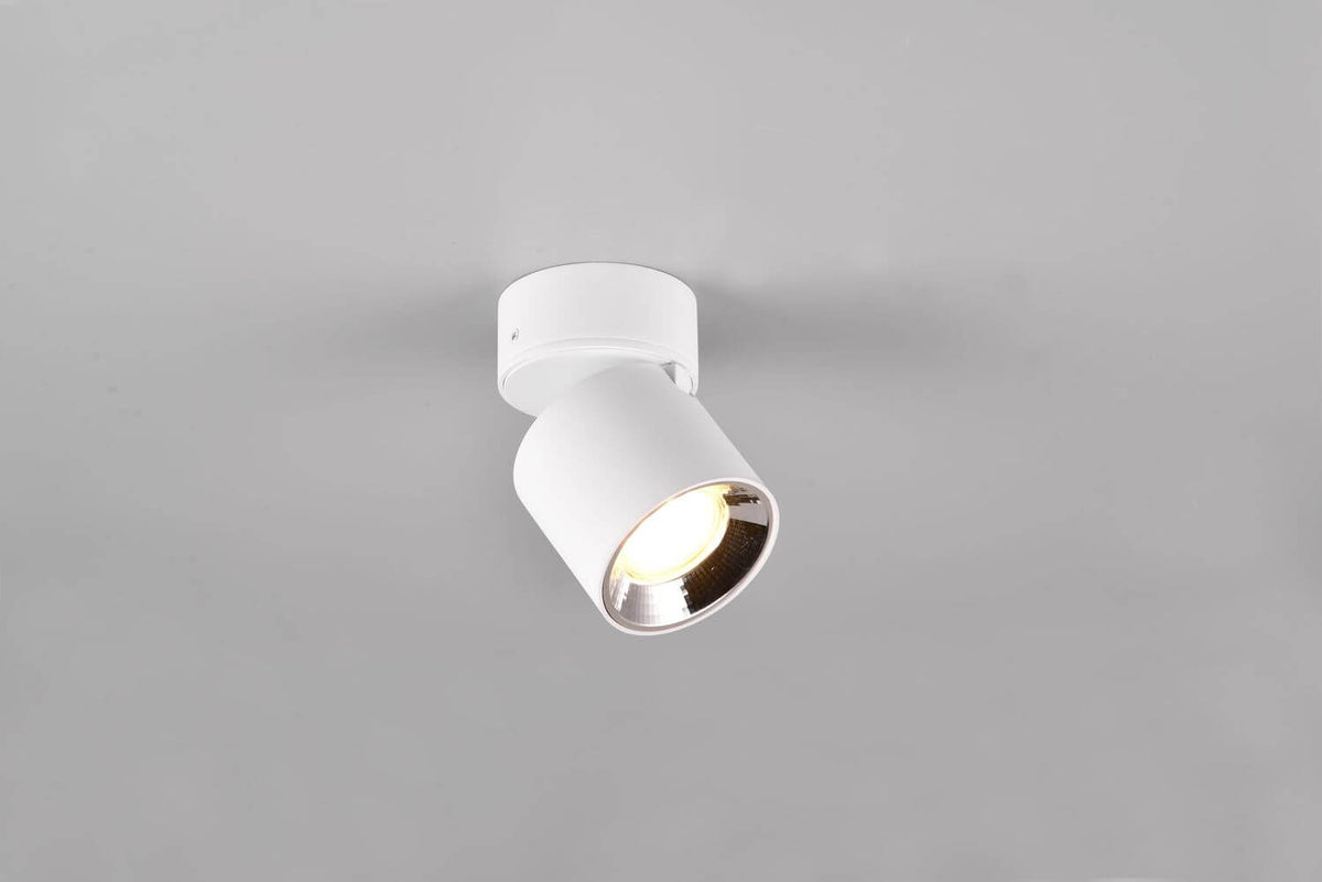 Plafonnier Guayana blanc mat