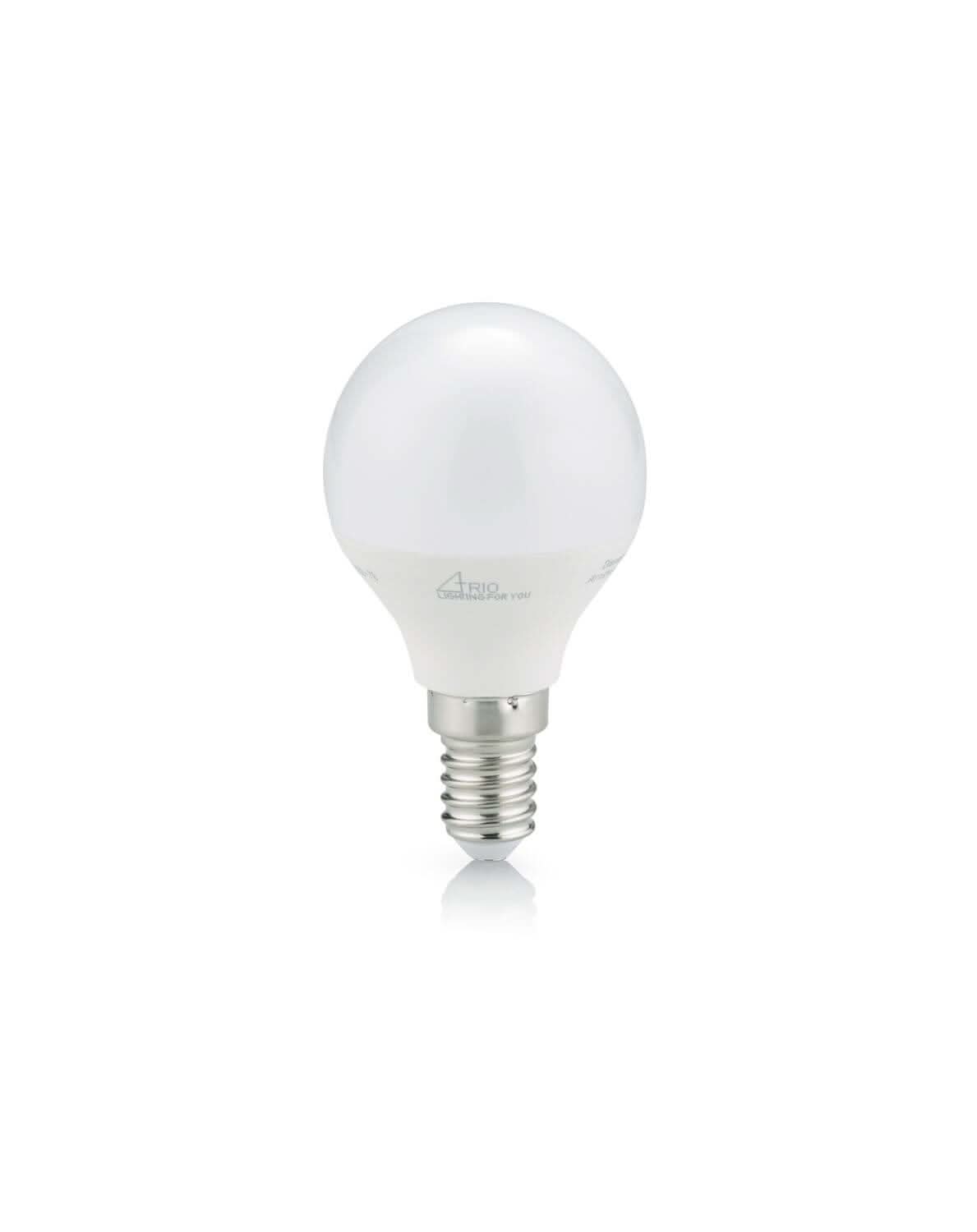Ampoule LED E14 sphérique blanche, 5 W | Trio