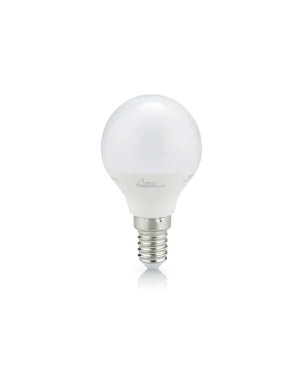 Ampoule LED E14 sphérique blanche, 5 W | Trio