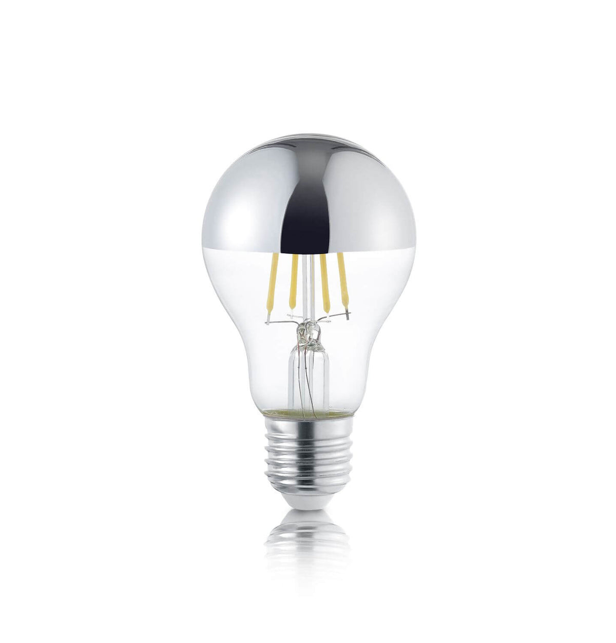 Ampoule LED E27 chromée, 4 W | Trio