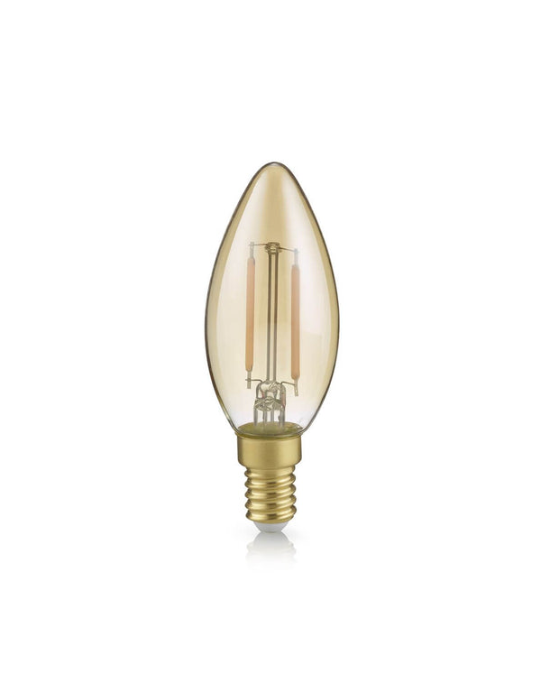 Ampoule LED E14 flamme ambrée, 2 W | Trio