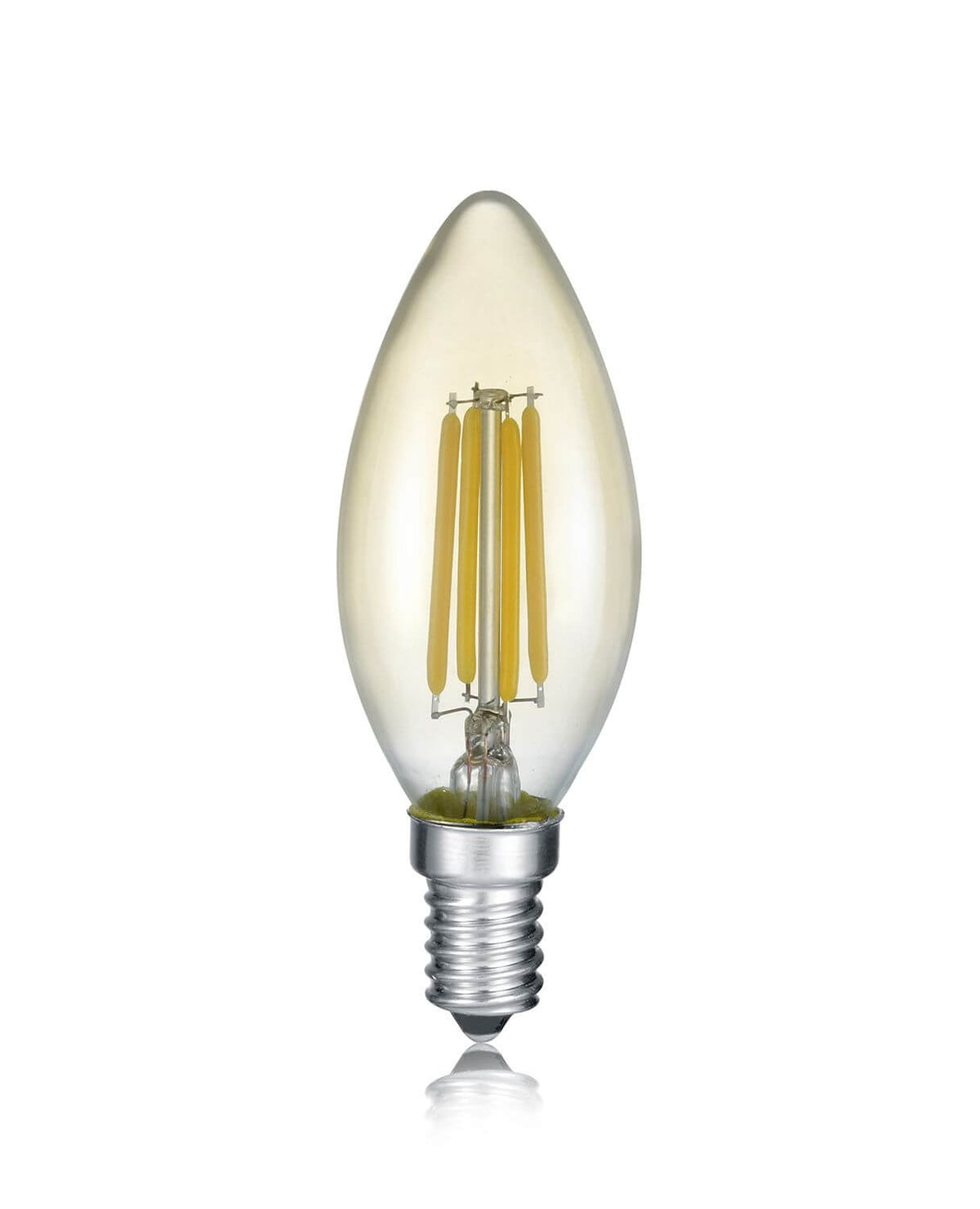 Ampoule LED E14 flamme marron, 4 W | Trio