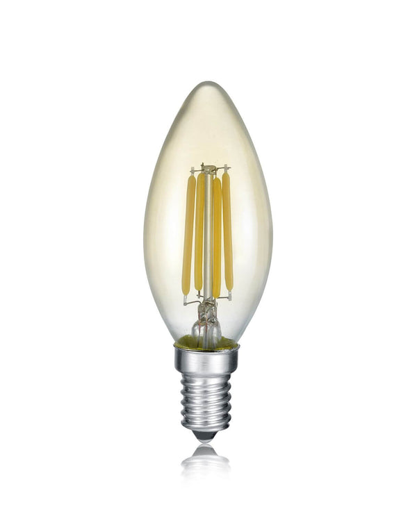 Ampoule LED E14 flamme marron, 4 W | Trio