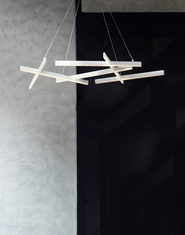 Line Suspension luminaire blanc
