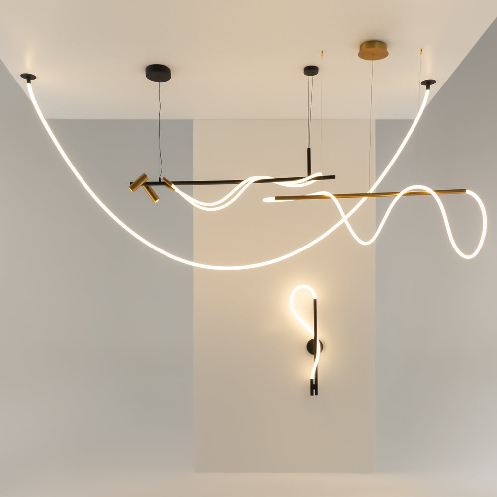 Tau Suspension luminaire noir