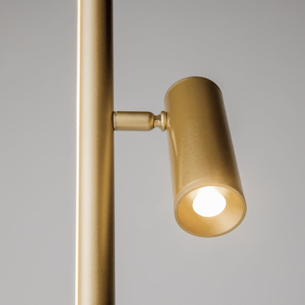 Thin Lampadaire doré