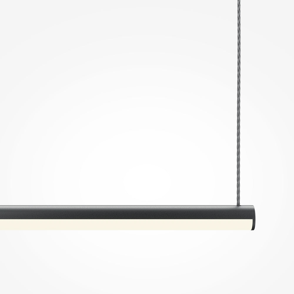 Halo Suspension luminaire noir