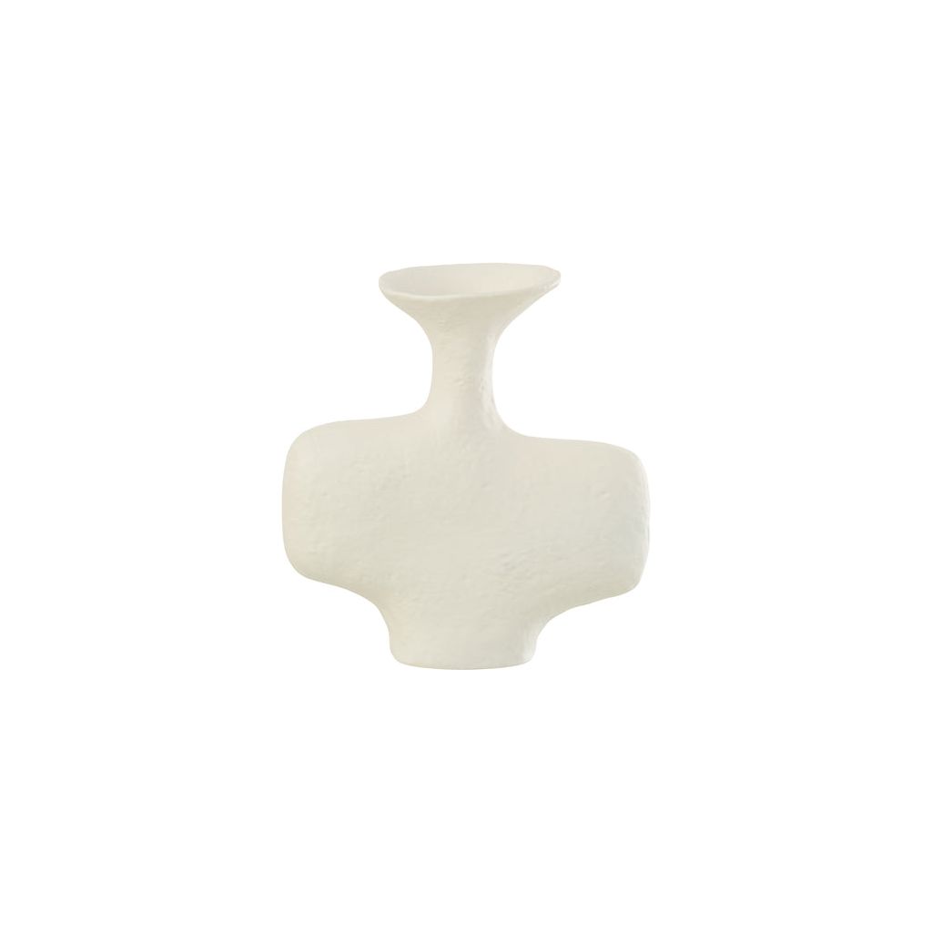 Vase Aluminium Blanc Moderne - Designix