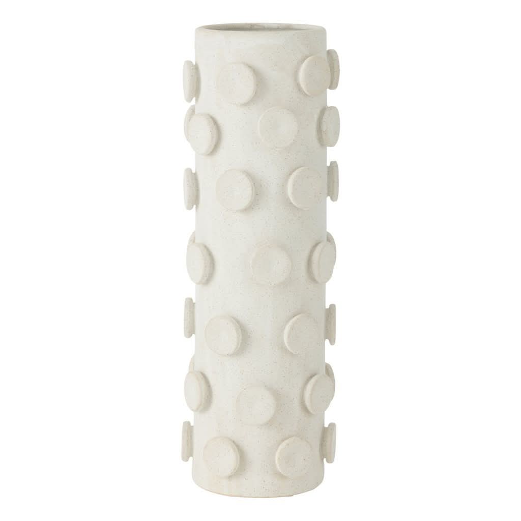 Vase En Céramique À Pois Blanc - Designix